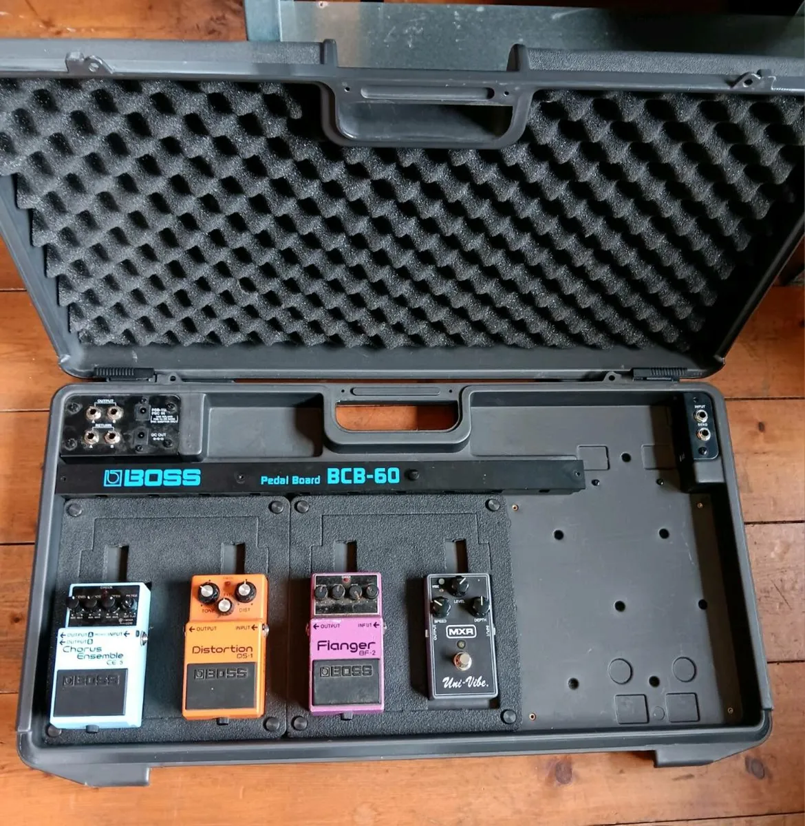 Guitar Effects Pedals and Board - Image 1