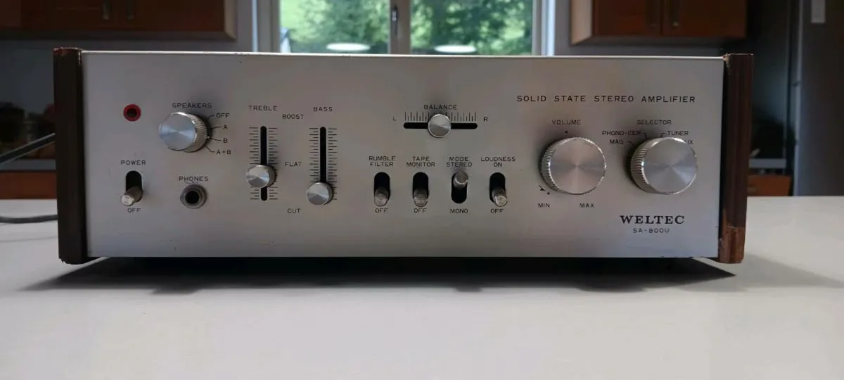 WELTEC SA-800U vintage amplifier - Image 1