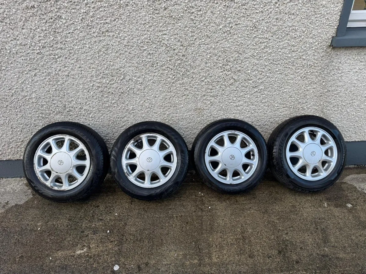 Toyota corolla gxi alloys - Image 1
