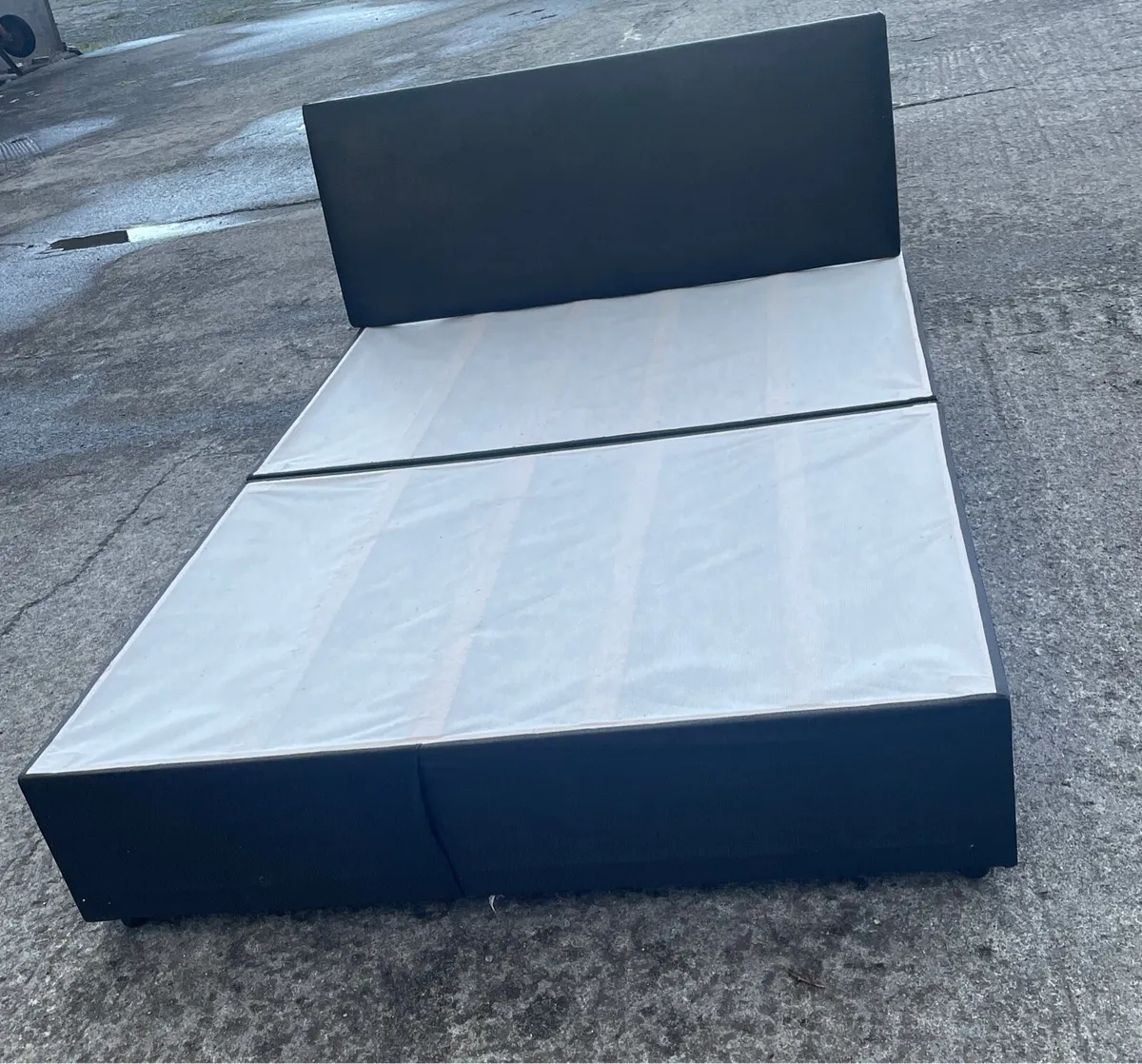 Double bed and mattress - Image 2