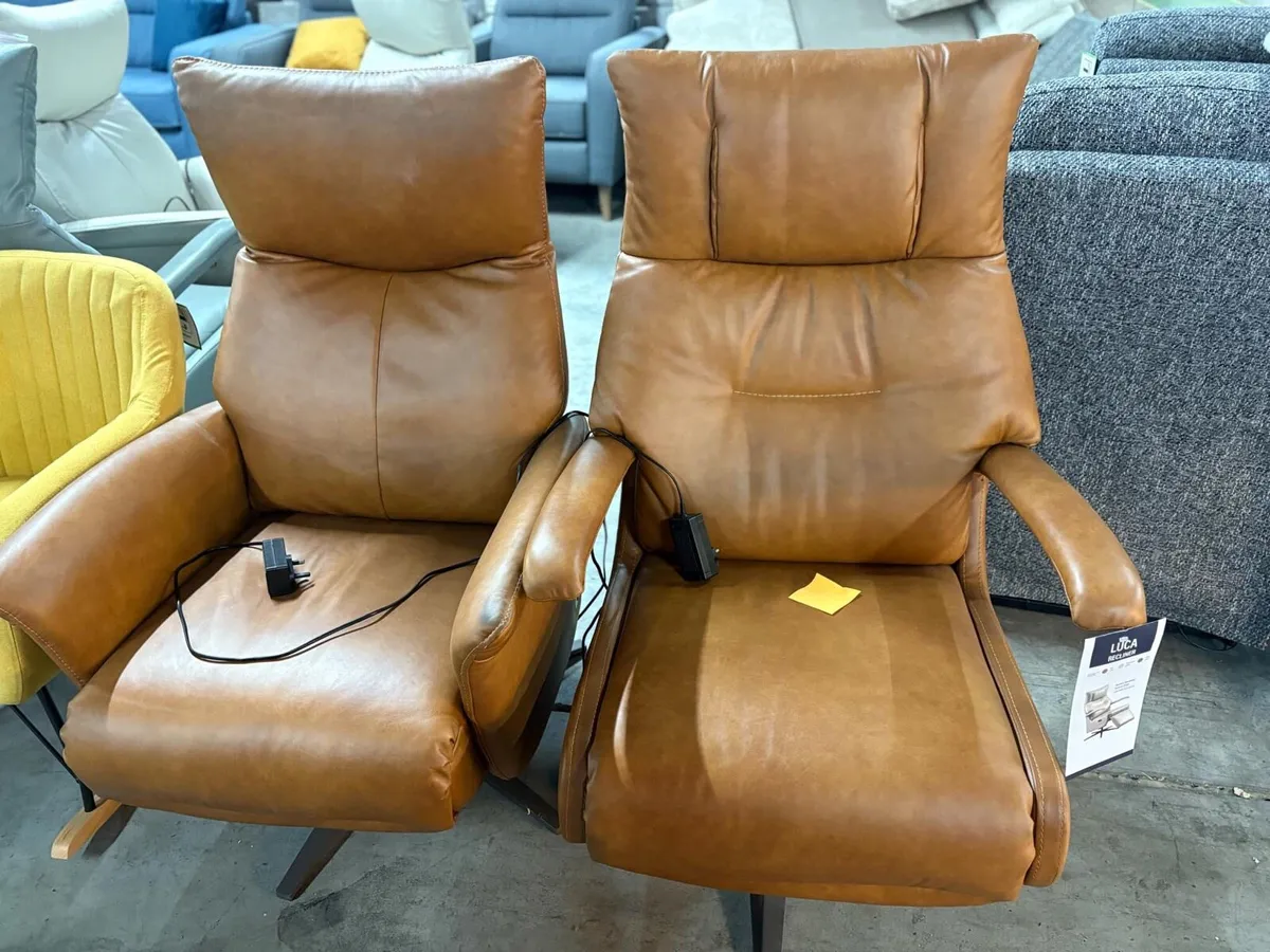 Lugo 3 Seater Sofa Electric Recliner Dark Grey - Image 4