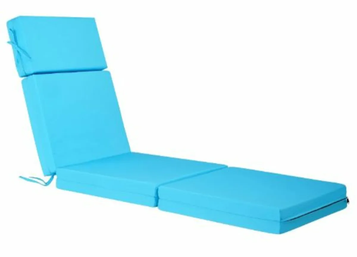 Set of 2 Outdoor Chaise Lounge Chair Cushions - Image 1