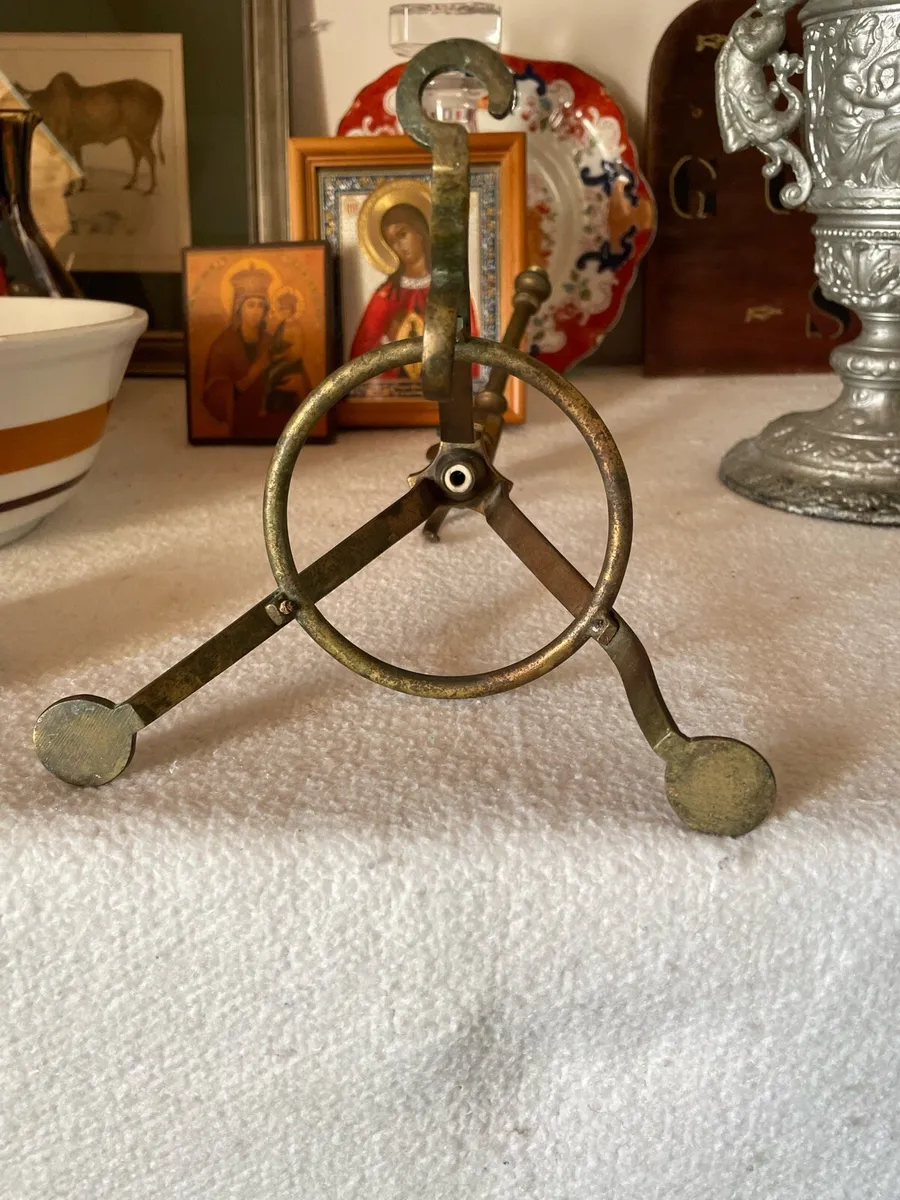 Brass Tripod Lamp in style of WAS Benson - Image 2