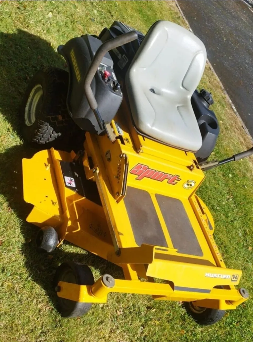 48" 22hp Hustler zero turn - Image 1