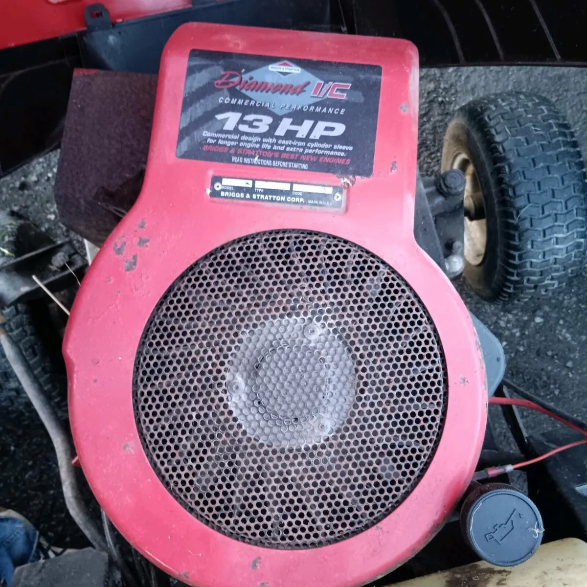 Replacement 13hp flat top Briggs & Stratton engine
