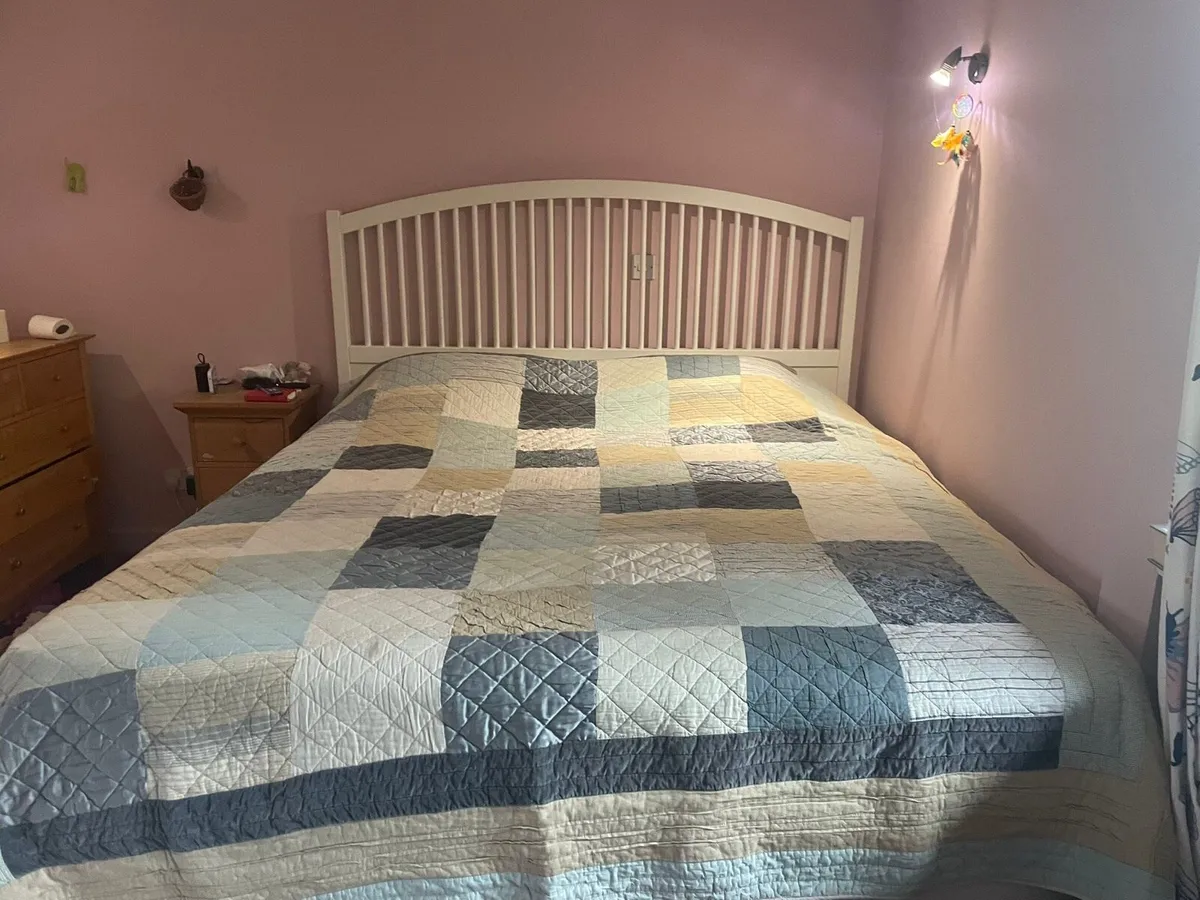 Super King bed and mattress. - Image 1