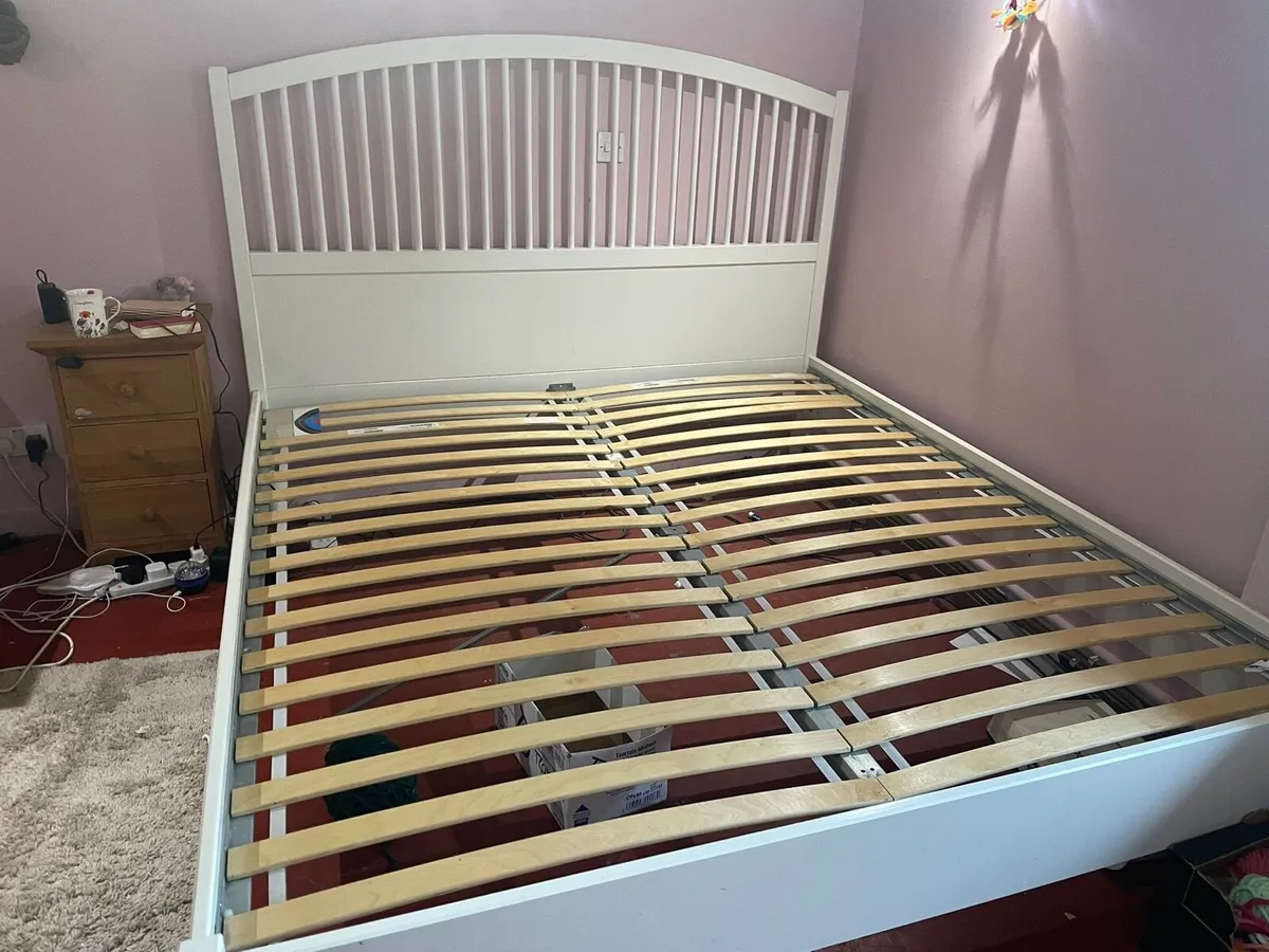 Super King bed and mattress. - Image 3