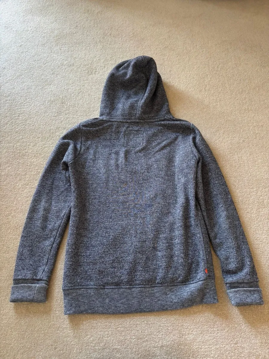 Superdry girls grey hoody age 13-15 - Image 2