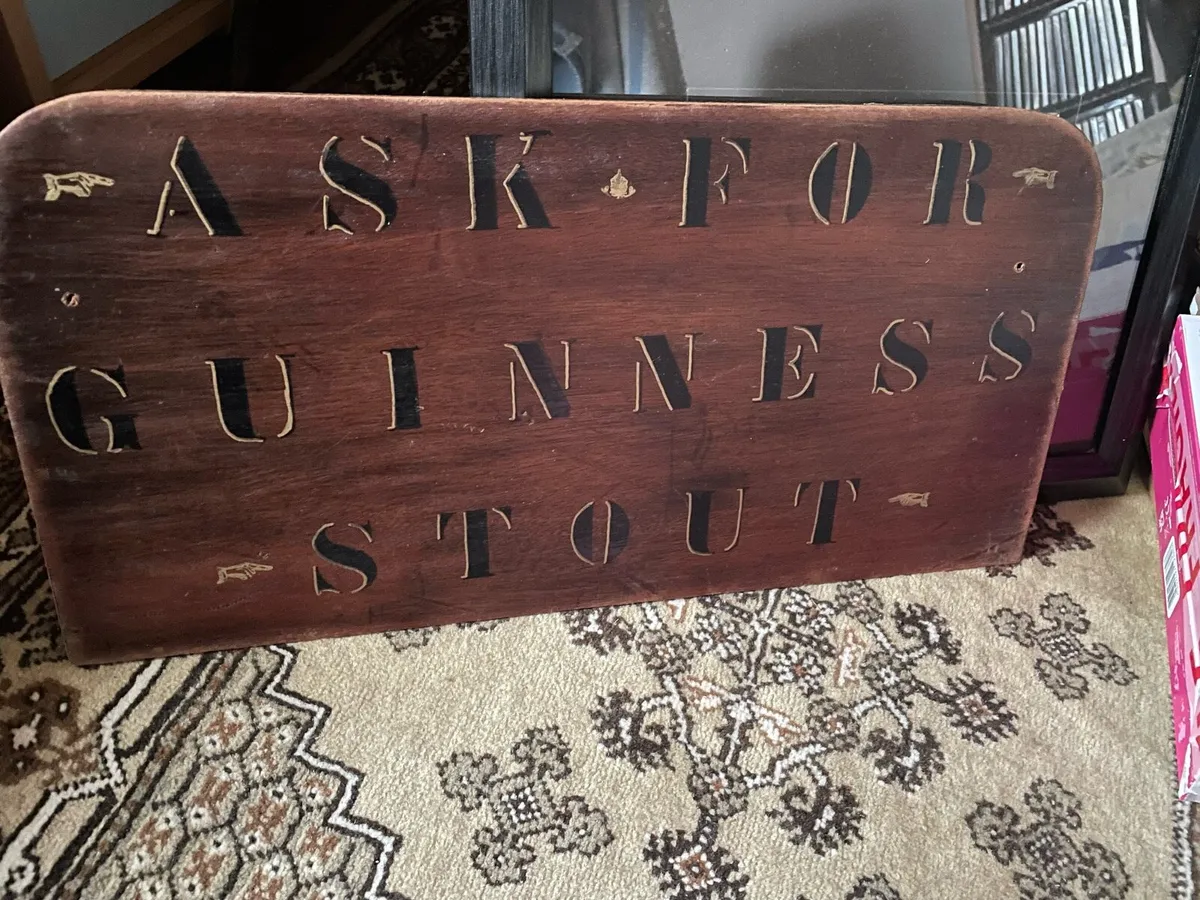 Hand Painted Guinness Sign - Image 1