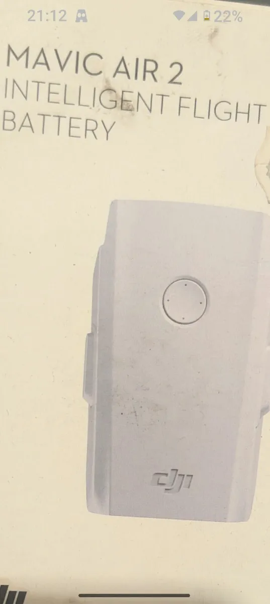 NEW DJI MAVIC  AIR 2  INTELLIGENT  FLIGHT BATTERY - Image 1