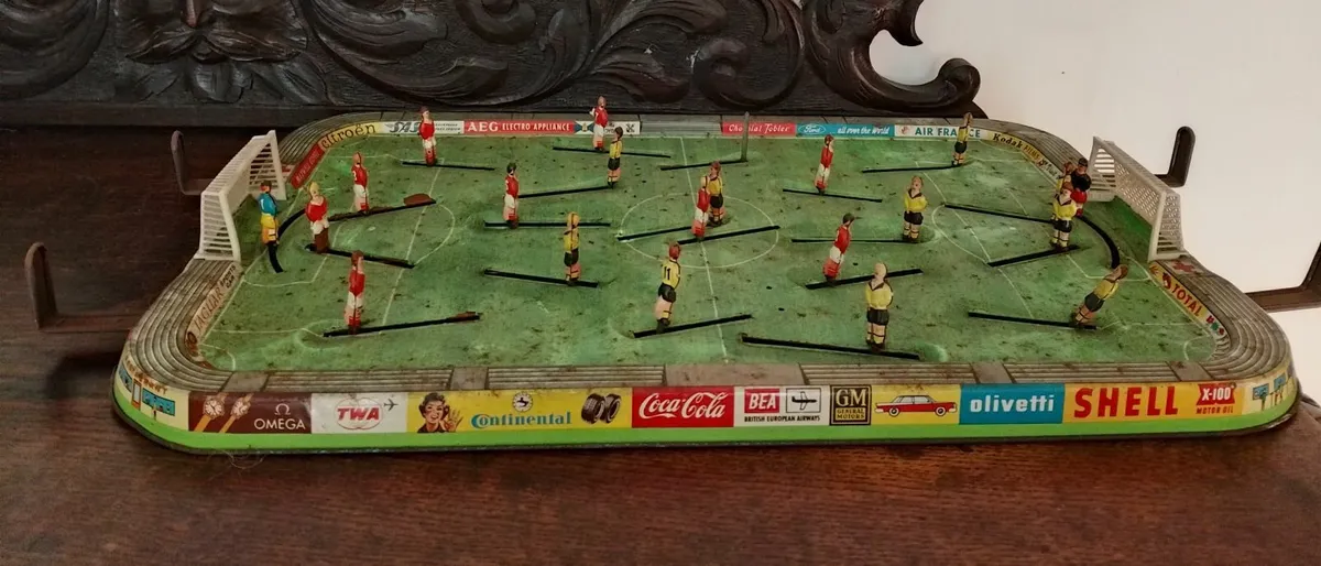 Rare Technofix Europa Tinplate Football Game - Image 1