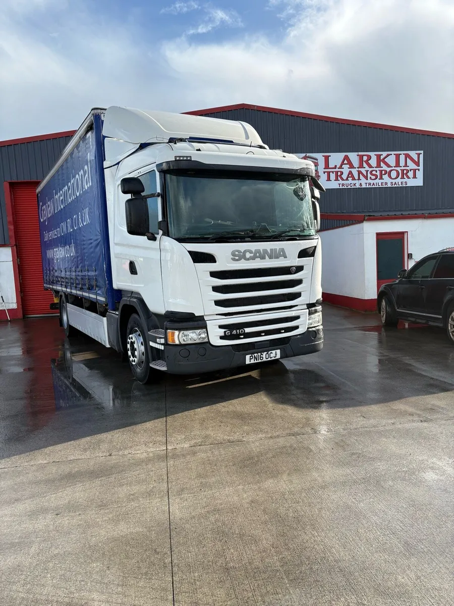 Scania G410 2016 Rigid 4x2 Curtainsider - Image 1