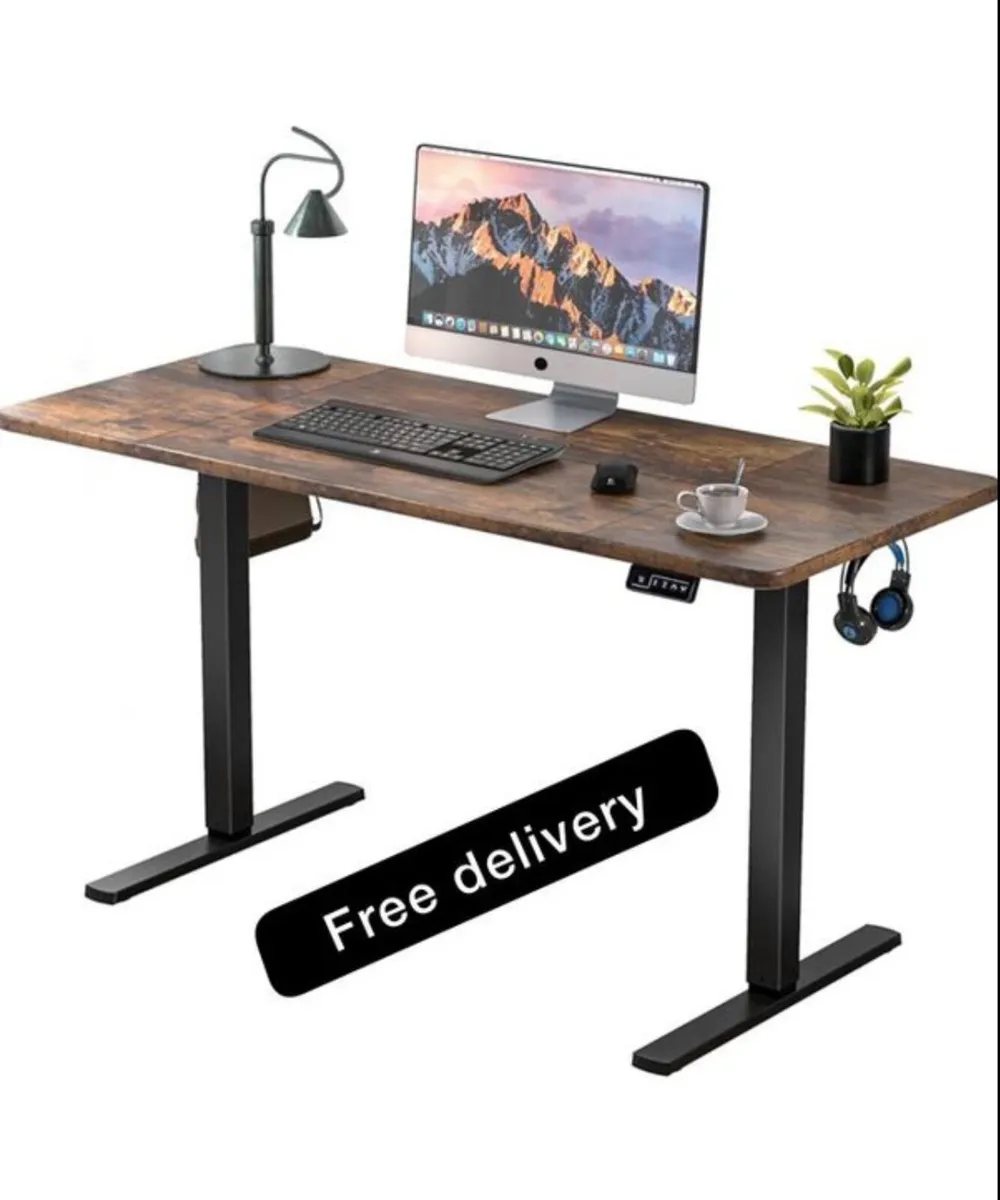 Electric Standing Desk 110x60cm, Height Adjustable