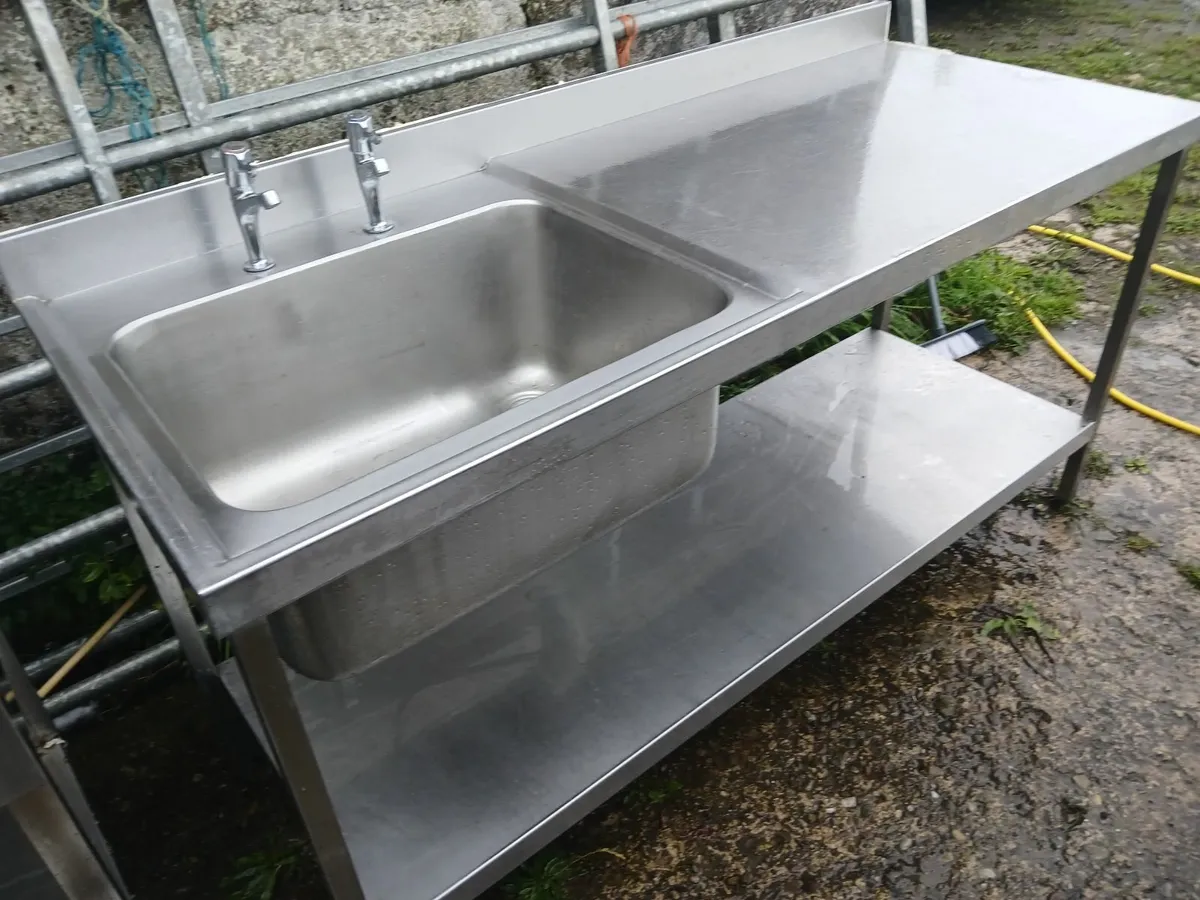 Stainless steel cabbinet  /sink unit delivered - Image 3