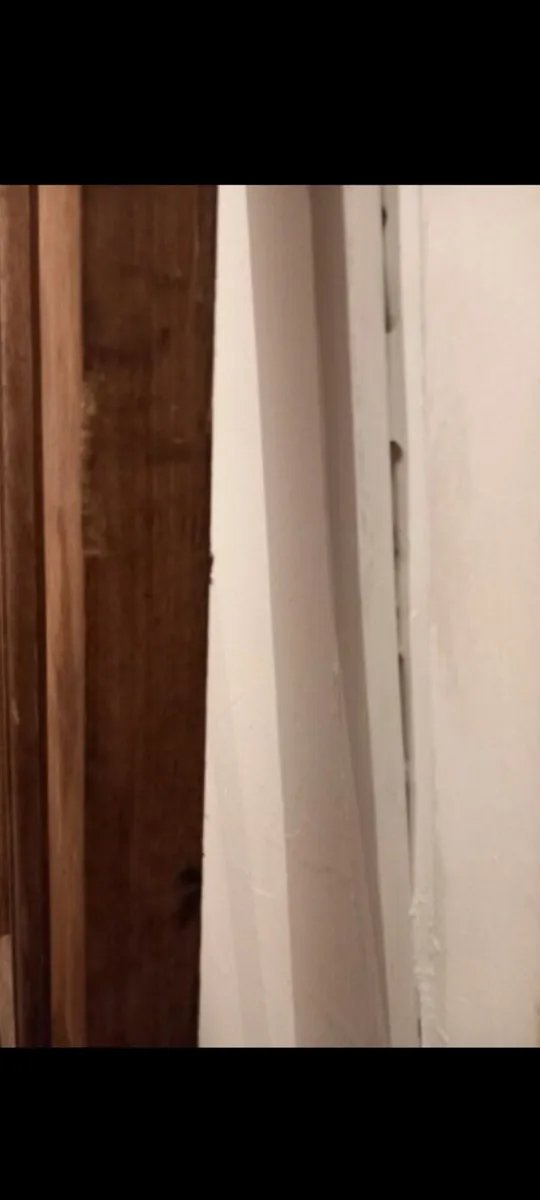 7ft solid teak doors pair - Image 3