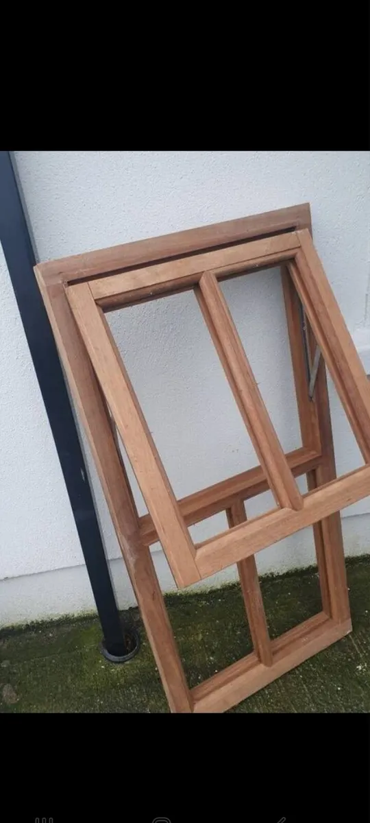 solid teak window frame - Image 1