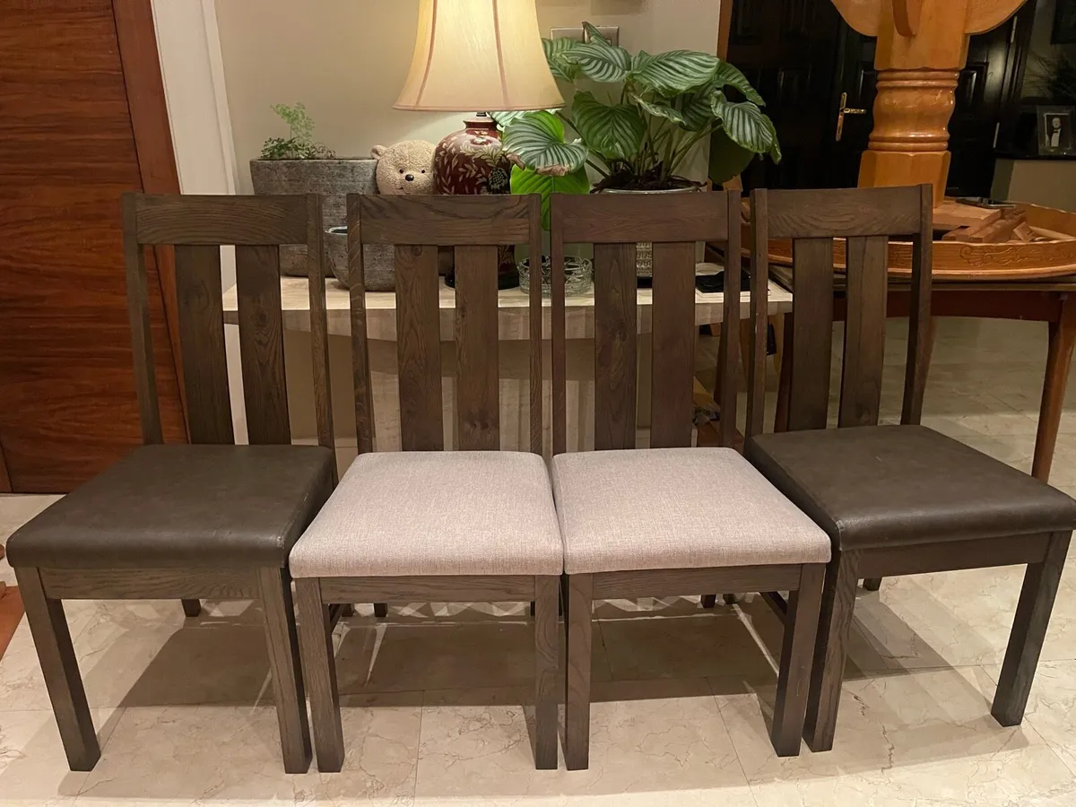 Like New - 4 x Stunning Kitchen Dining Chairs - Image 1