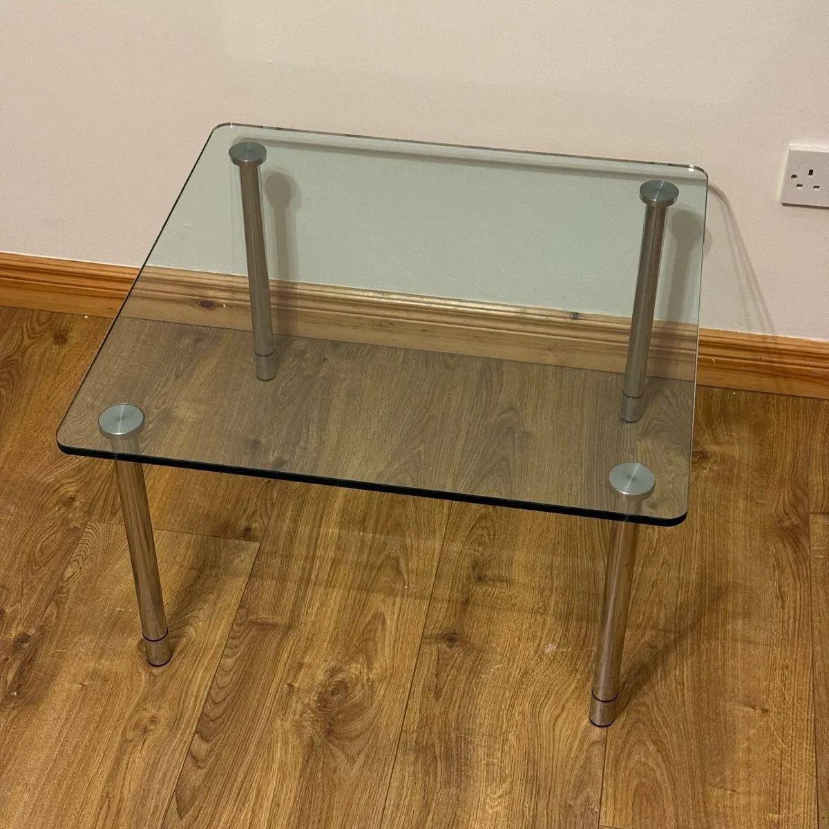Square Glass Coffee Table - Image 1