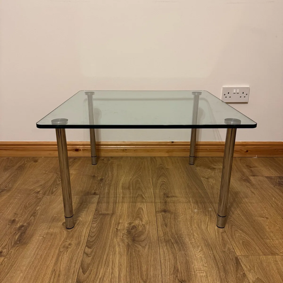 Square Glass Coffee Table - Image 2