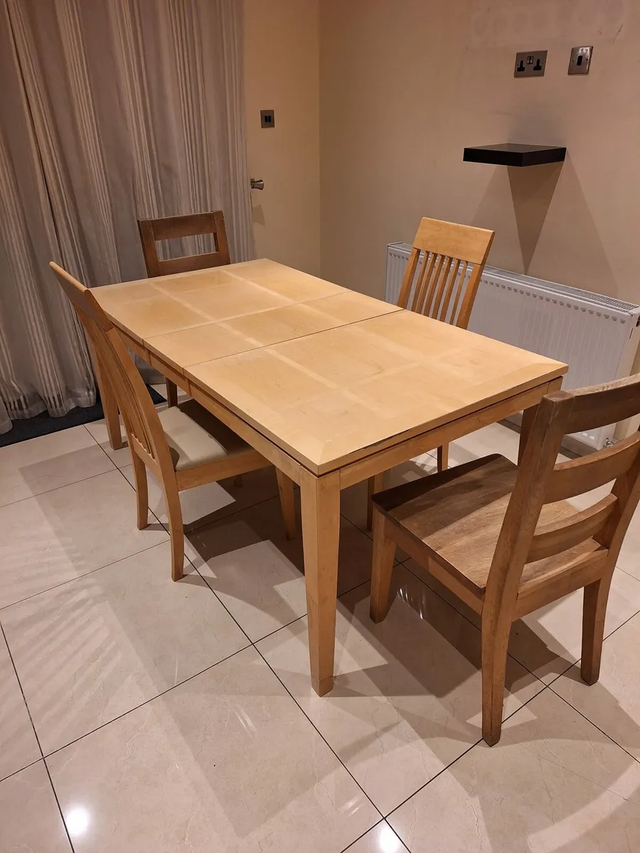 Extendable Kitchen Table and Chairs - Image 2