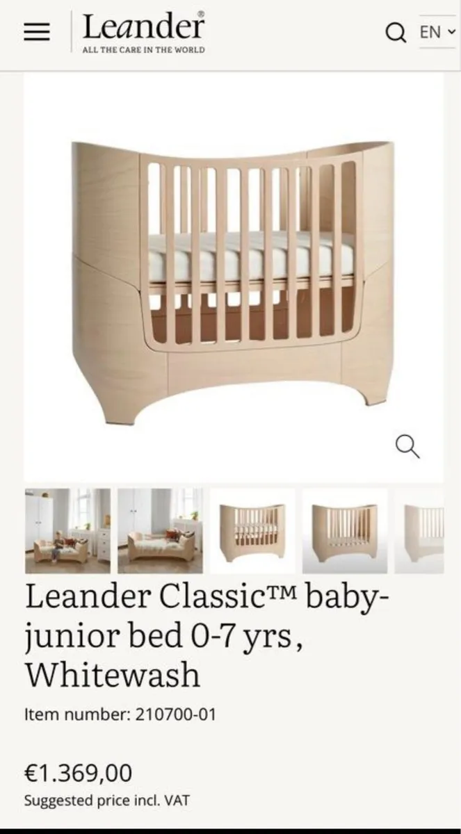 Leander Cot / Junior Bed - Image 1