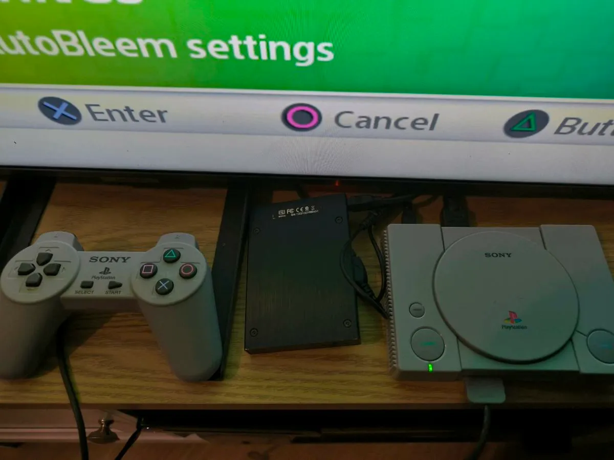 Playstation classic with 500gb hard drive modded - Image 2