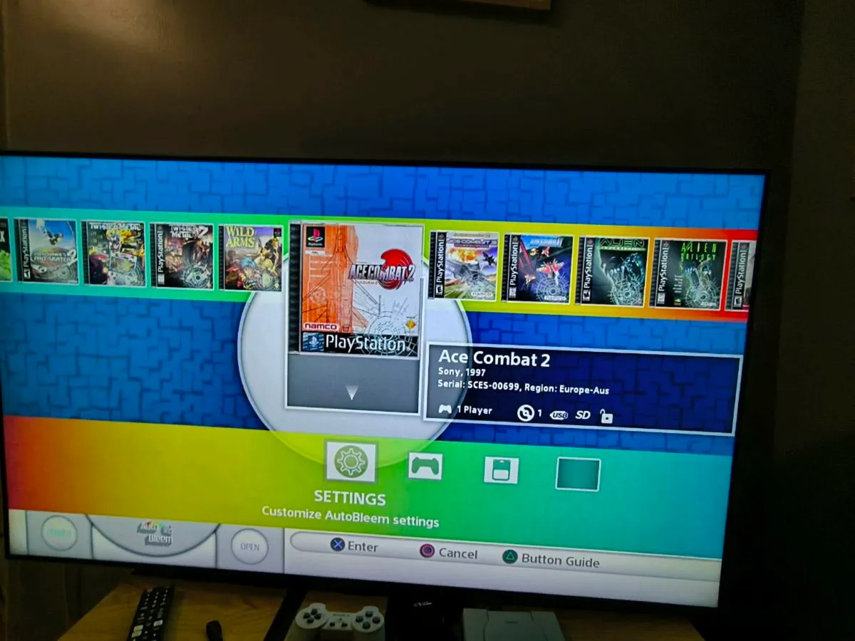 Playstation classic with 500gb hard drive modded - Image 3