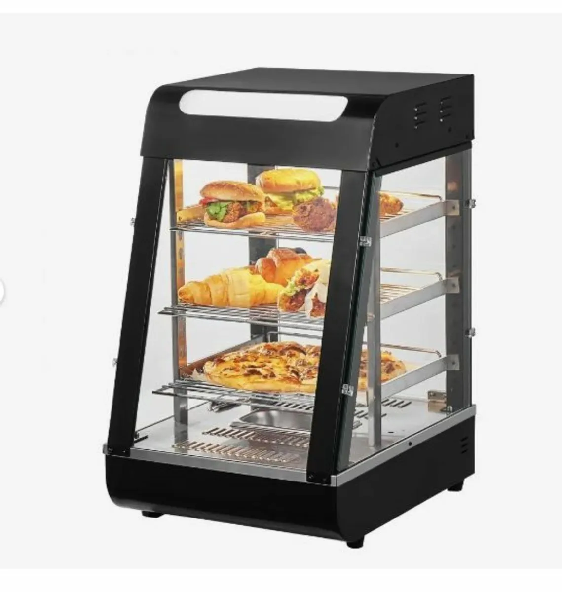 3-Tier Commercial Food Warmer Display - Image 1