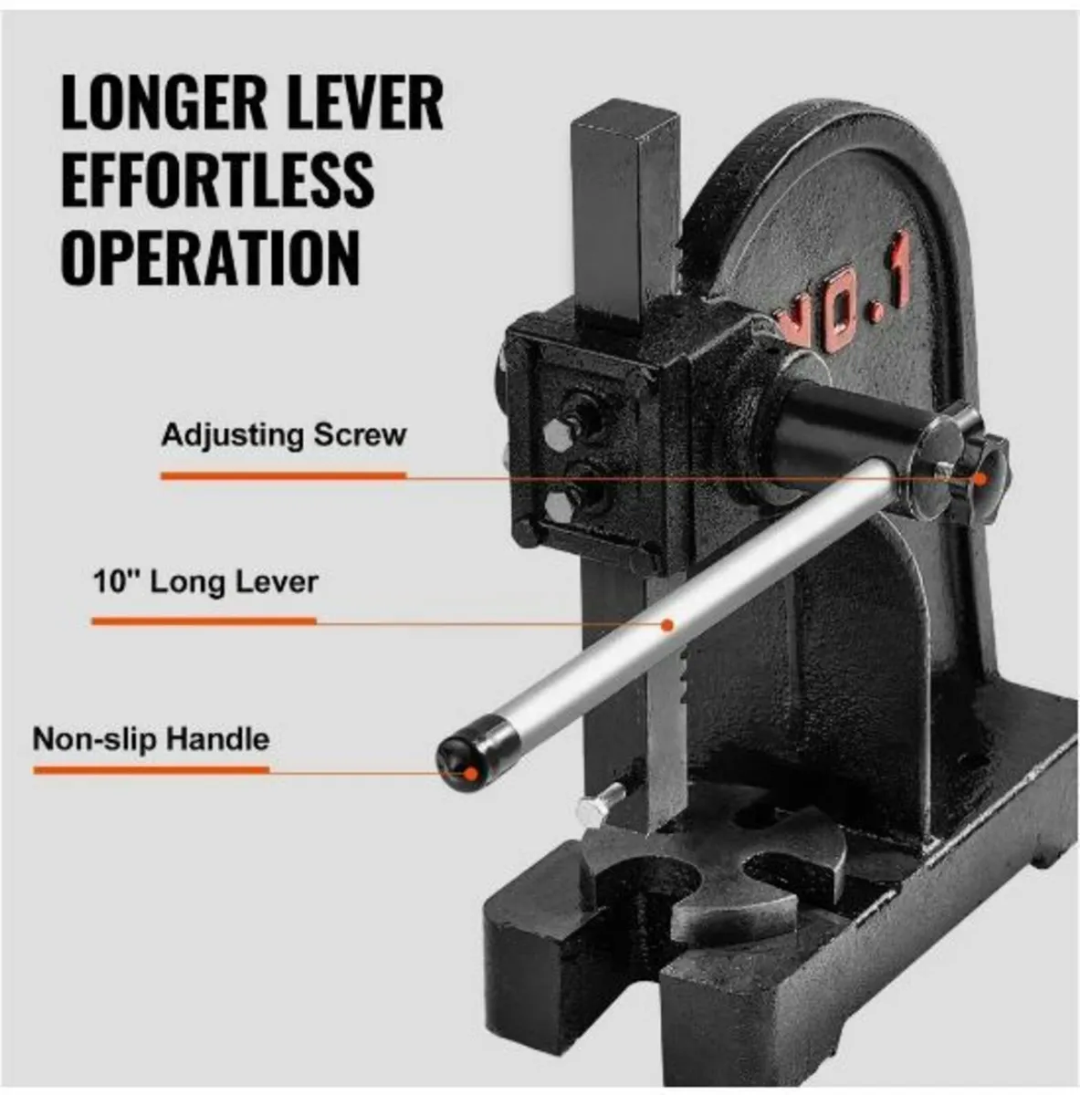 Arbor Press, 1 Ton Manual Arbor Press, 15 cm - Image 4