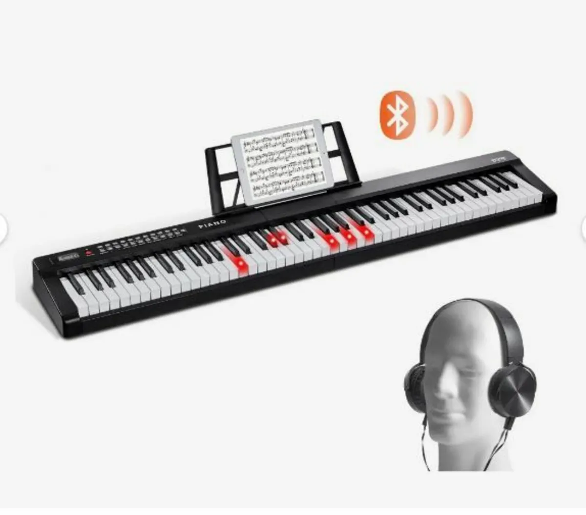 88 Key Digital Piano Keyboard Semi - Image 1