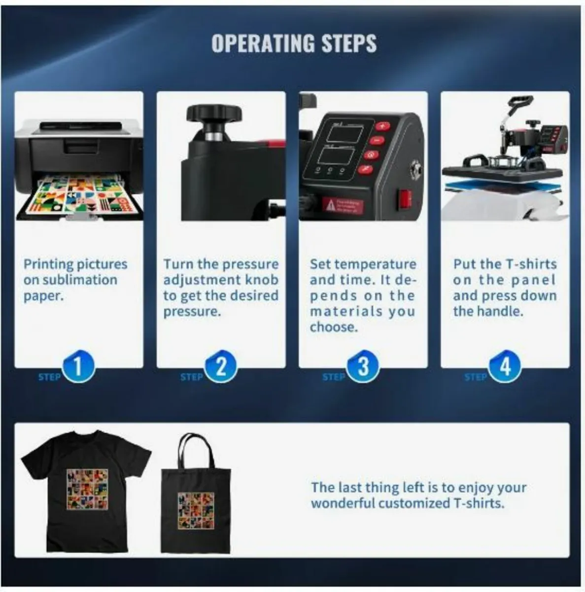 Heat Press, 5 in 1 Heat Press Machine Machine - Image 2