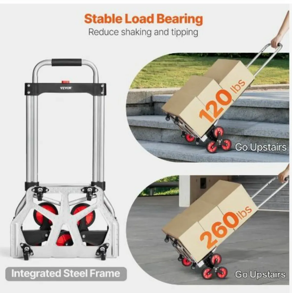 Stair Climbing Cart Heavy Duty Folding - Image 4