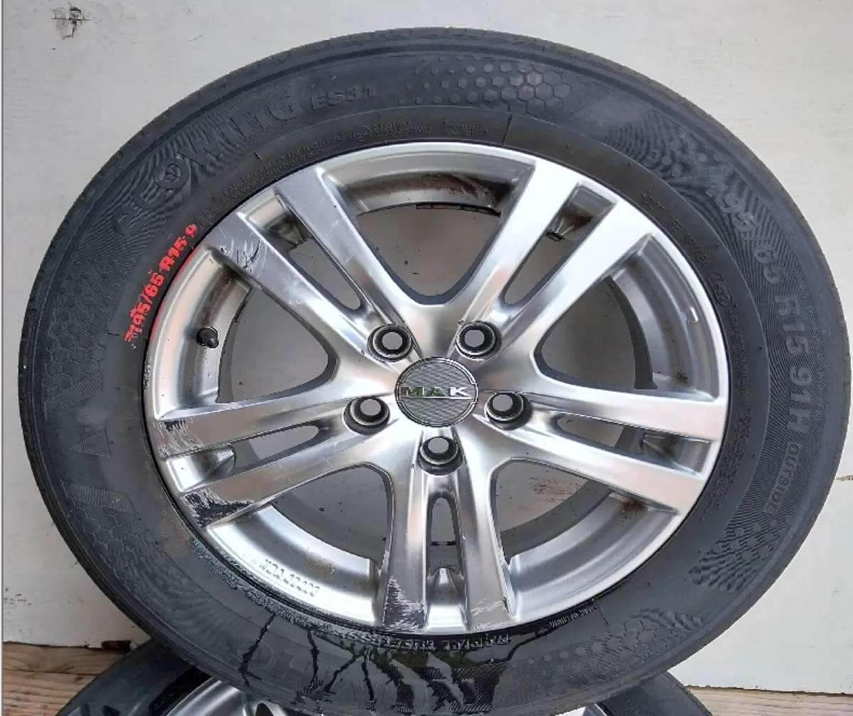 2021 Toyota Proace 15" Alloy Wheel Set 195/65 R15 - Image 2
