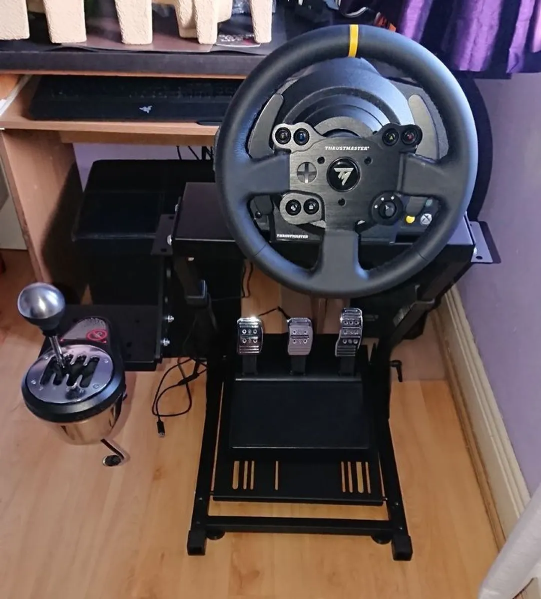 Thrustmaster Racing Sim Bundle - Perfect condition - Image 1