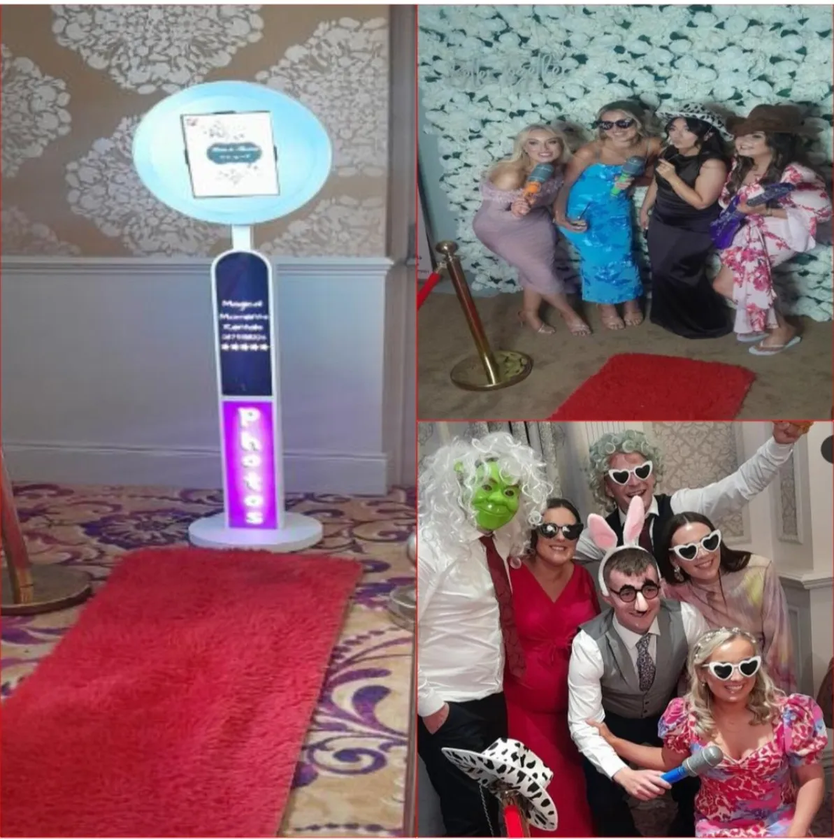 Wedding photobooth, Led letters, audio phone sweet - Image 3