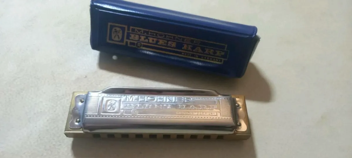 Vintage 1980's Hohner Blues Harp Harmonica - Image 1