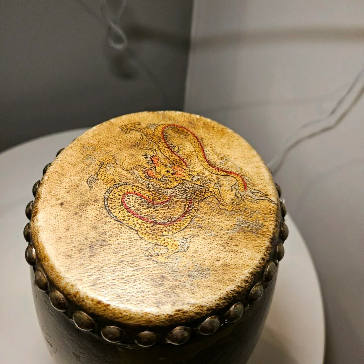 Antique Chinese drum - Image 2
