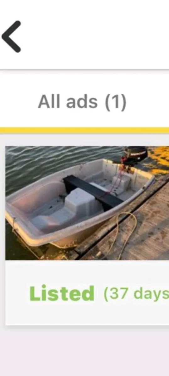Dinky boat and mercury 2.5, Four stroke engine. - Image 4