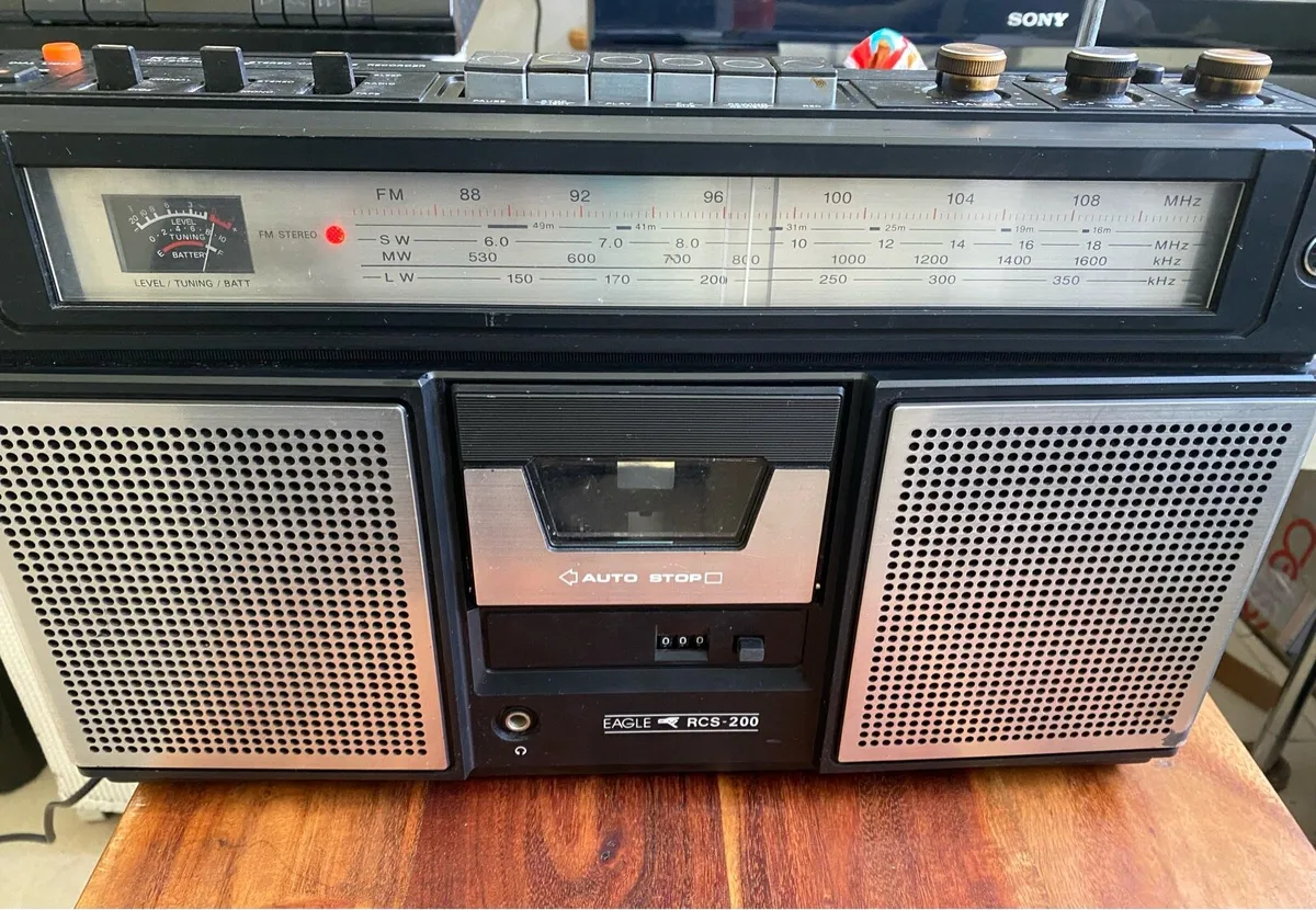 Eagle International RCS200 Portable Boombox Stereo - Image 1
