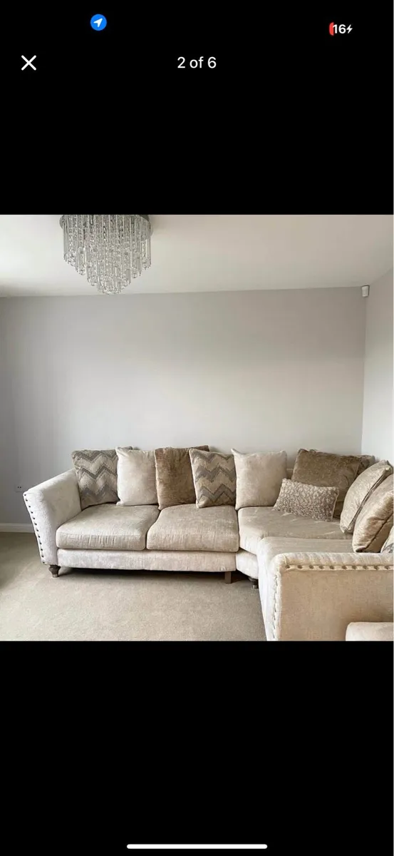Dfs corner sofa couch - Image 1