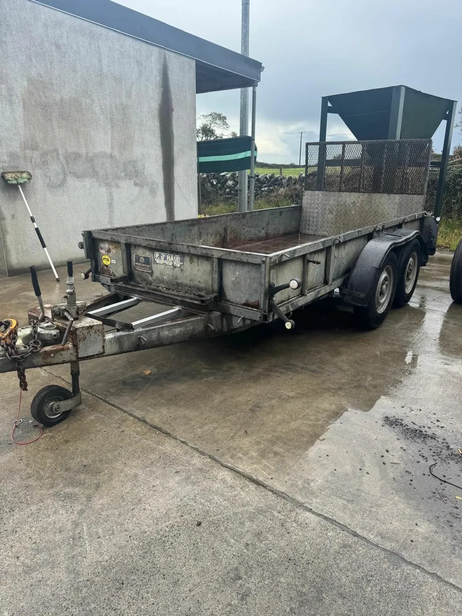 Ivor Williams Plant Trailor 12x6, Good Brakes, LED - Image 1