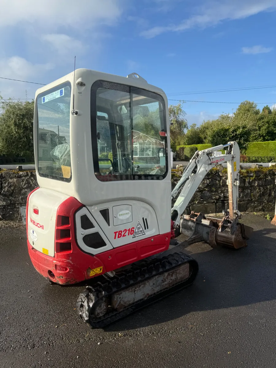 Takeuchi TB216 2021 836 hours - Image 2