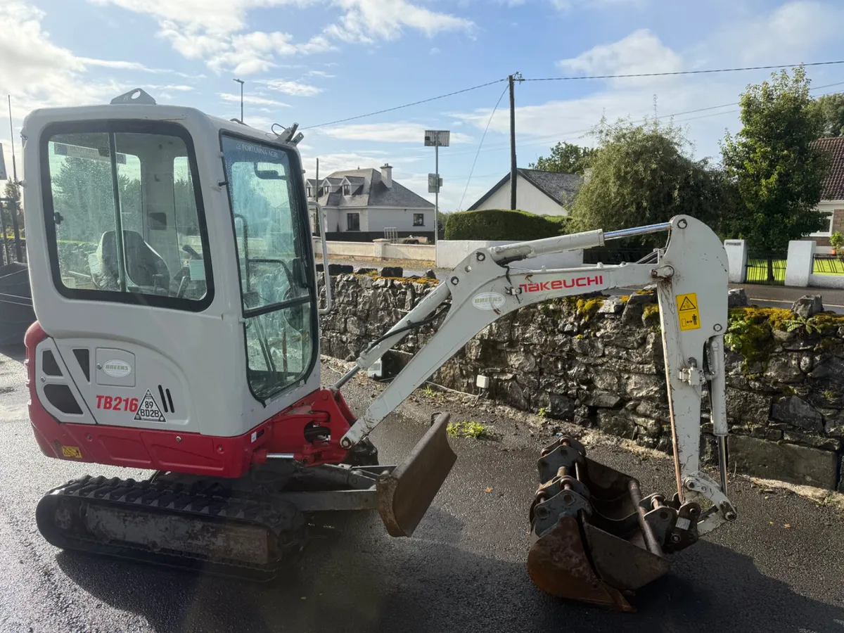 Takeuchi TB216 2021 836 hours - Image 1