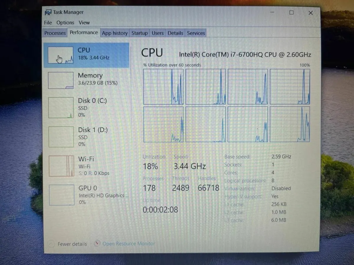 HP ZBook - i7 CPU - 32GB Ram - 3x 256GB SSD - Image 2