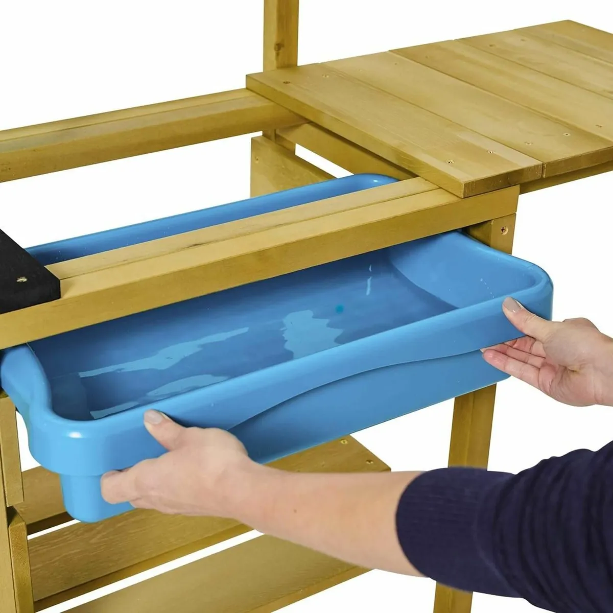 TP Deluxe Wooden Mud Kitchen - Image 2