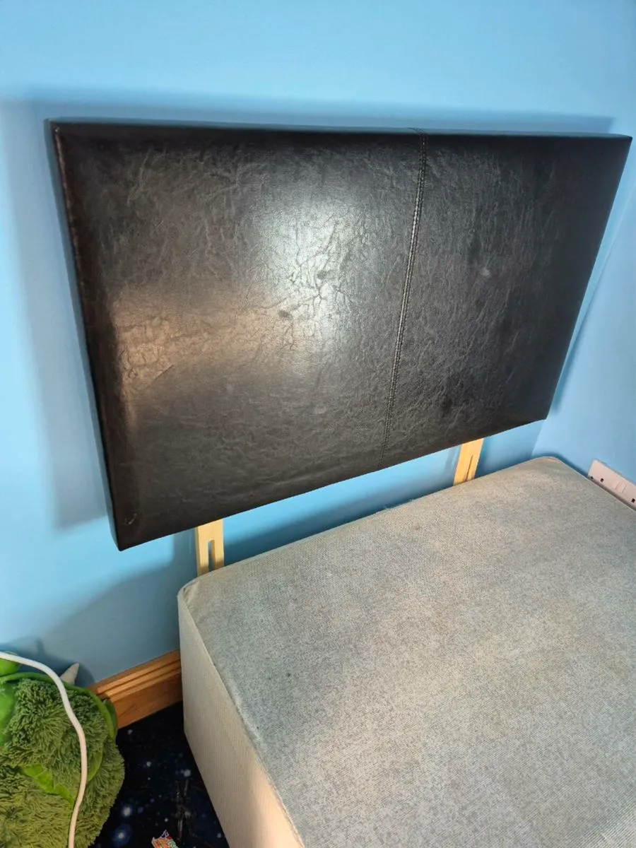 Single Bed base & Headboard. - Image 2