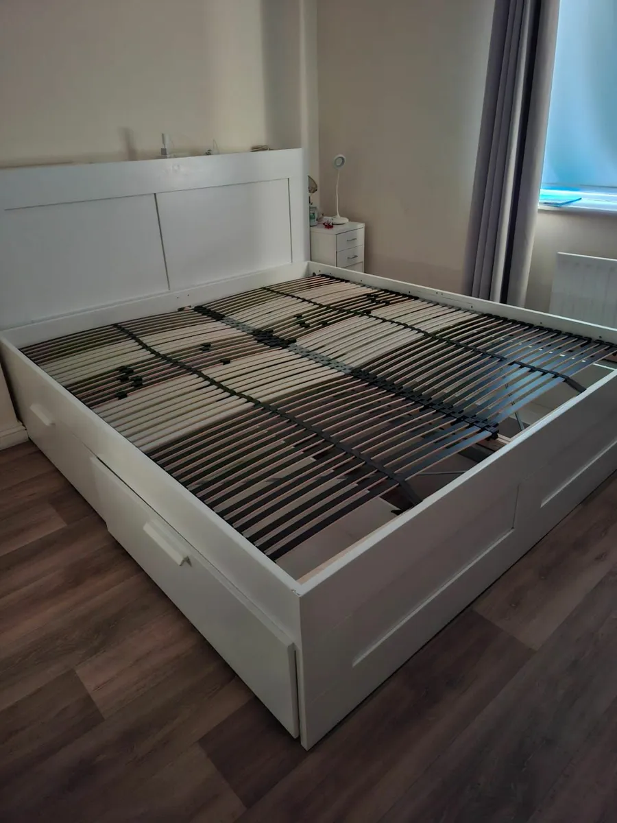 Super King Size Bed Brimnes IKEA - Image 3