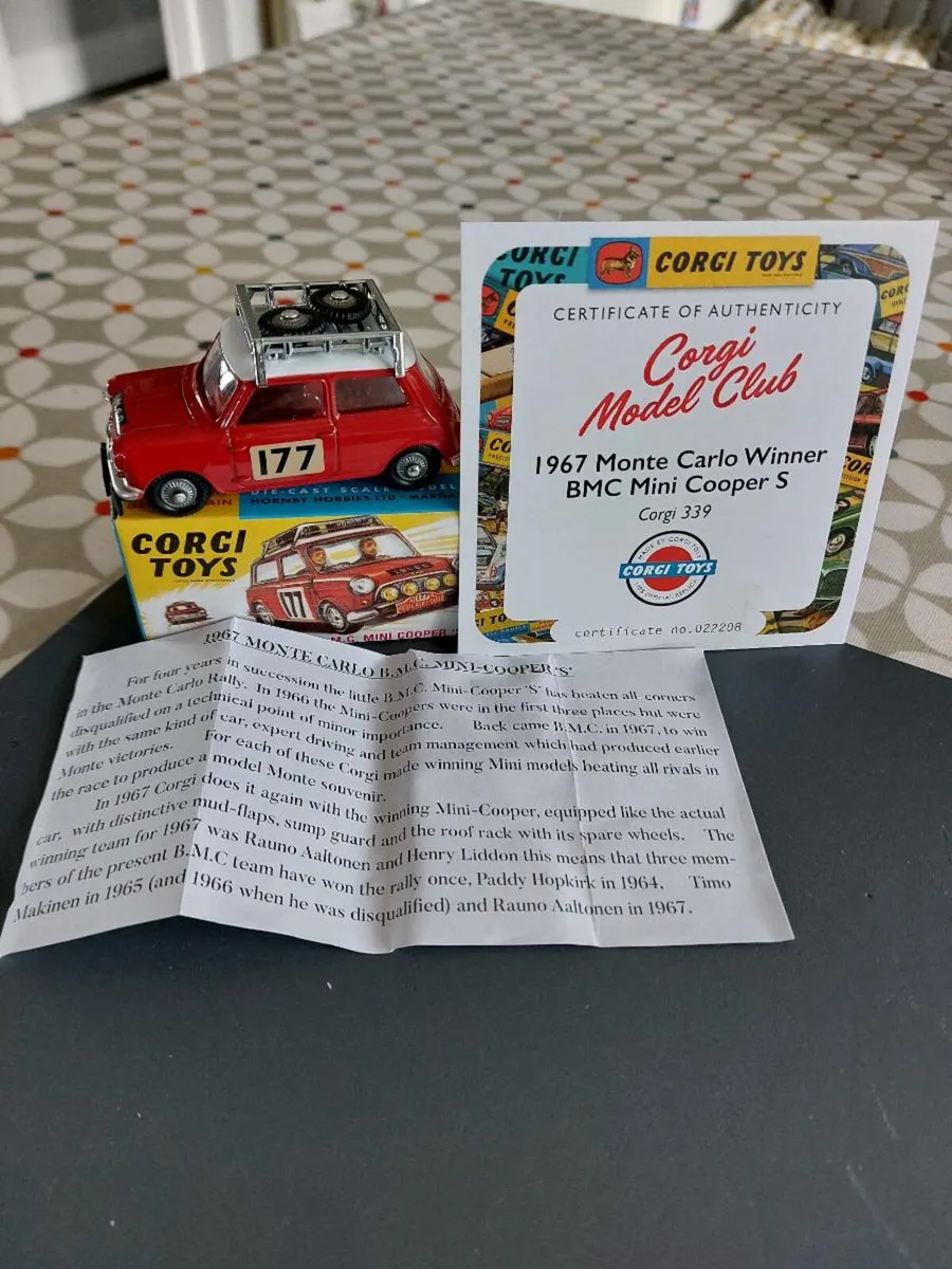 Corgi mini cooper s - Image 1