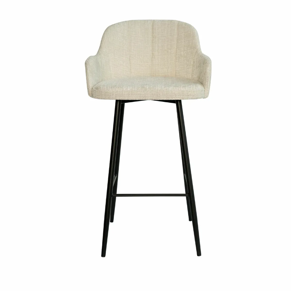 Marco Modern Upholstered Bar Stool with Armrests - Image 2