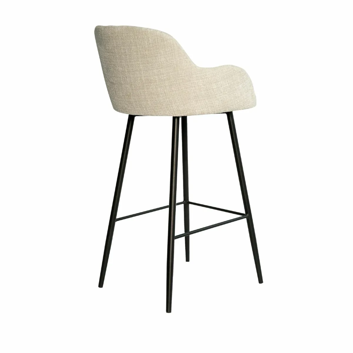 Marco Modern Upholstered Bar Stool with Armrests - Image 4